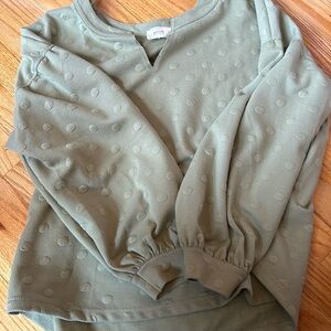 Olive green long sleeve